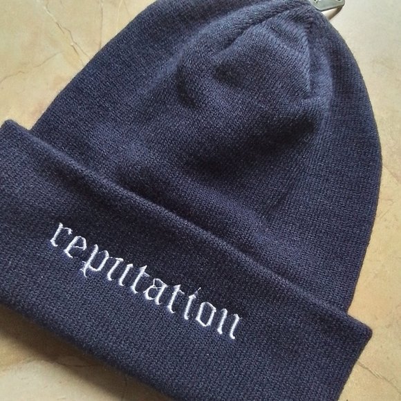 REPUTATION embroidered beanies - Taylor Swift inspired custom hats - Picture 5 of 5